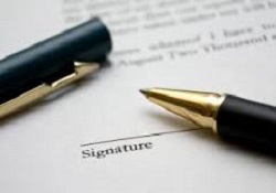 Sign Agreement